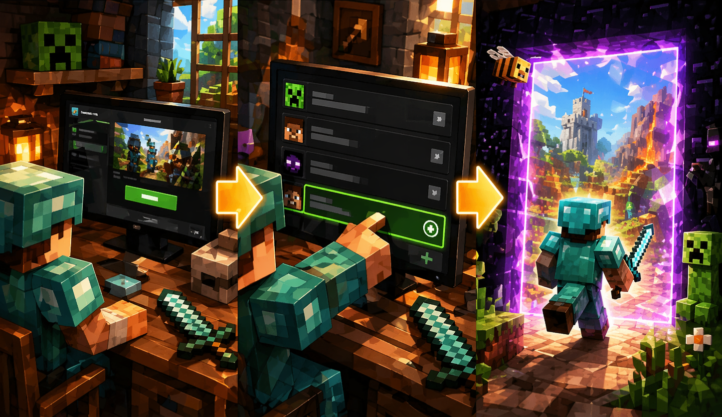 Как зайти на сервер